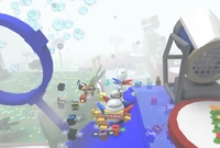 An active snow storm.