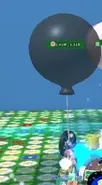 A black balloon summoned by a player.