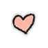 Hivesticker pale heart