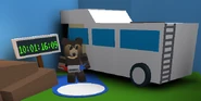 SunBear.png (119 KB) Sun Bear standing next to his RV during his Belt Bag event.