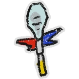 The Porcelain Dipper's associated sticker.