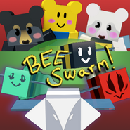 Basic Bee with Spicy Bee, Vector Bee, Tadpole Bee, and the Cub Buddies in an older version of the game's icon.