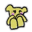 The Sitting Mother Bear Sticker.