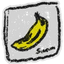 Hivesticker banana painting