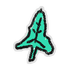 Hivesticker hastate leaf