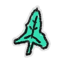 Hivesticker hastate leaf