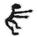 Hivesticker taunting doodle person