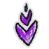 Hivesticker purple fleuron