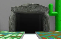 The exterior of the Werewolf's Cave.