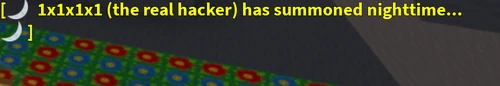 "🌙 1x1x1x1 (the real hacker) has summoned nighttime... 🌙"