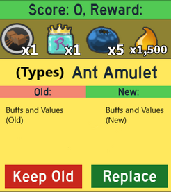 Amulet Bee Swarm Simulator Wiki Fandom - roblox bee swarm simulator ant pass