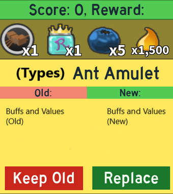 Amulet Bee Swarm Simulator Wiki Fandom - roblox bee swarm simulator stump snail