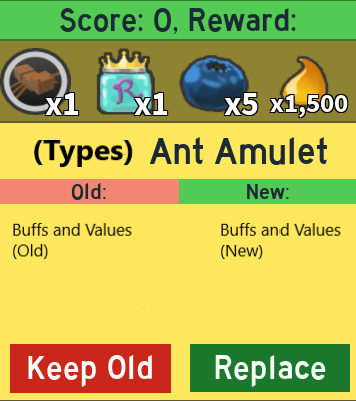 Amulet Bee Swarm Simulator Wiki Fandom - coconut crab boss diamond aphid how to find roblox bee swarm simulator
