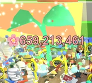 A sticker sprout in the Hub Field.