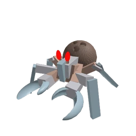 Coconut Crab GeplagtesSkelett