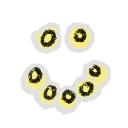 Hivesticker glowing smile
