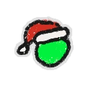 Hivesticker festive pea