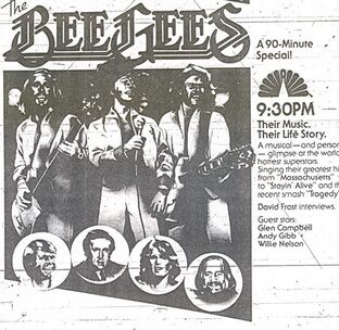 Bee Gees special poster