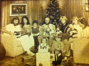 The Gibb Family at home