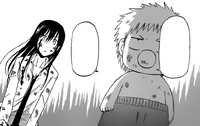 Oga stands up for Aoi.