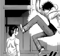 Oga immediately goes to attack Takamiya.