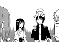 Oga notices that Baby Beel has won the game.