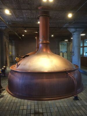 Anchor Brewing Company copper kettle