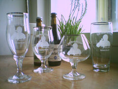 Michael Jackson's beer glassware (from left to right): Summer Glass, Tasting Glass, , 