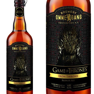 Iron Throne Blonde Ale Beer Wiki Fandom