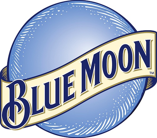 blue moon beer bottle label