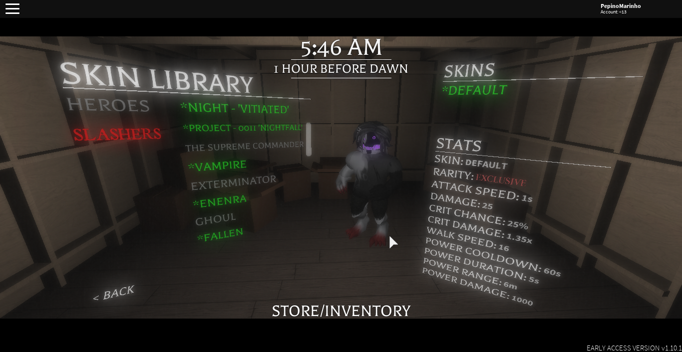 Before the Dawn, Roblox Wiki