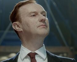 Mr. Snow, probably the oldest of the vampires, has developed a slightly decayed complexion due to his millennia-long ancient life as a vampire