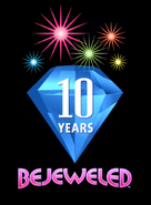 Bejeweled 10th anniversary logo