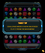 The Twist Tip that appears when Challenge becomes available.