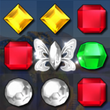 A white butterfly gem
