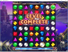 The Level Complete screen.