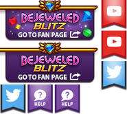 Assets of the advertisement banner on the Facebook version