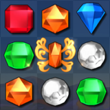 An orange butterfly gem
