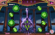 Pre-release screenshot of Quest. The name of the current relic is not shown in the final version.