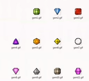 Diamond mine proto gems