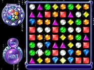 Screenshot of Endless gameplay after completing level 280, using the "NETWORK" effect.