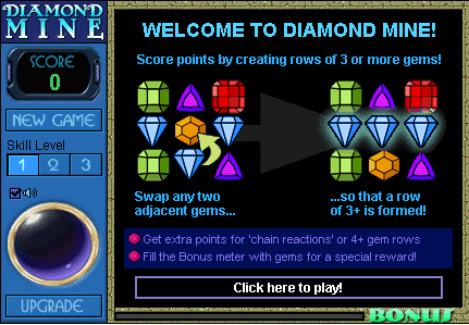 Diamond Mine (game), Bejeweled Wiki