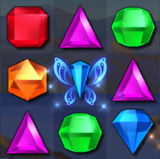 A blue butterfly gem