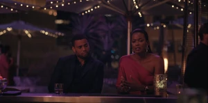 Reid and Vivian at the bar