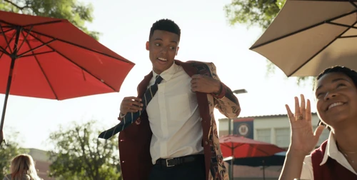 Will flips his blazer inside out