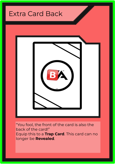Extra Card Back | Belectonic Arts Official Wiki | Fandom
