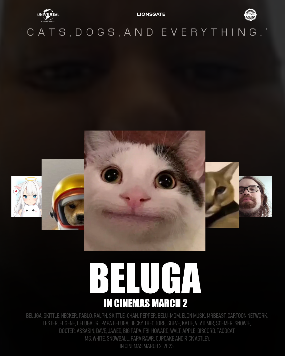 Beluga Cat - Beluga Cat Meme - Posters and Art Prints