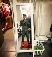 Troy Iwata in Jeremy's Halloween costume