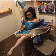 Stephanie Hsu in Christine's Halloween costume