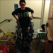 "Tub monster" costume